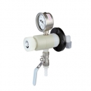 手動真空調節(jié)閥M08+/R01,帶真空表和球閥,板后連接